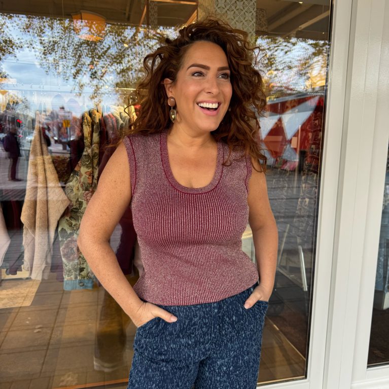 The Zohar basic | top shine burgundy