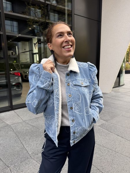 ICNK jacket | Nina denim jacquard