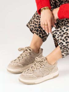 DWRS sneakers - Walton crochet beige/off white