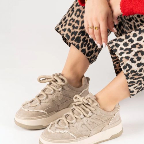 DWRS sneakers - Walton crochet beige/off white