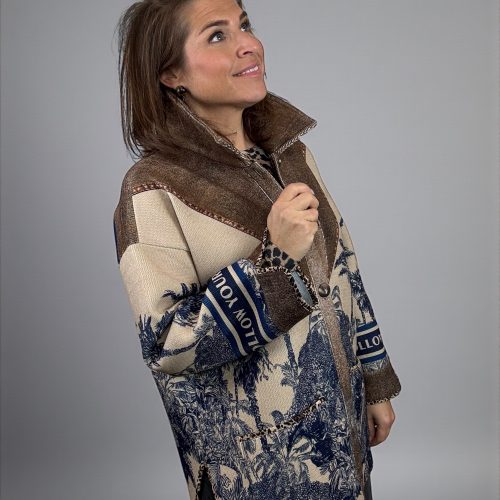 Statement print jacket | follow your dream