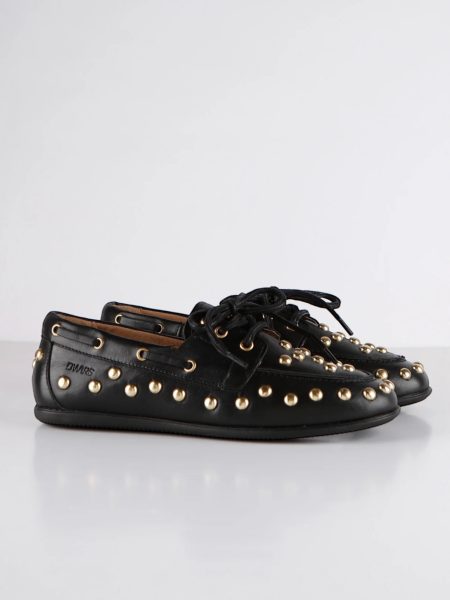 DWRS mocassins - LATTY big studs black