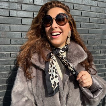 Mini scarf leopard