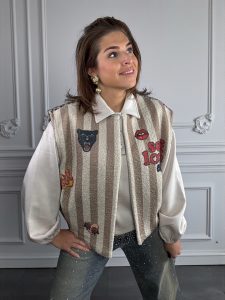 Statement printed gilet | all prints