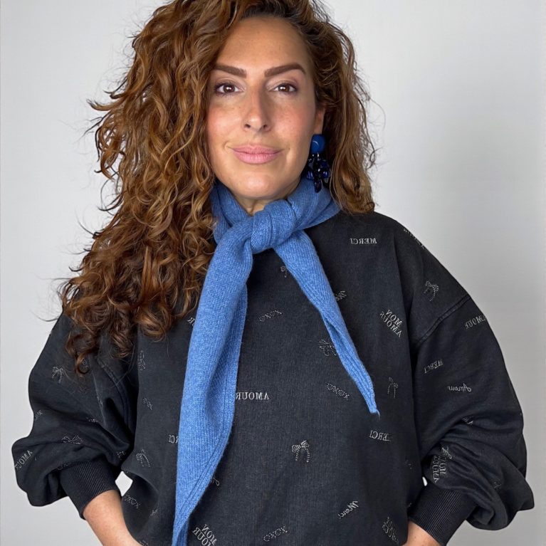 Soft cashmere scarf uni