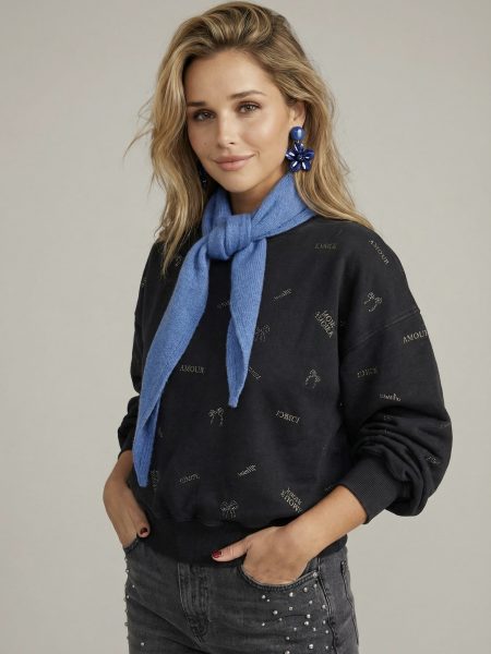 Soft cashmere scarf uni