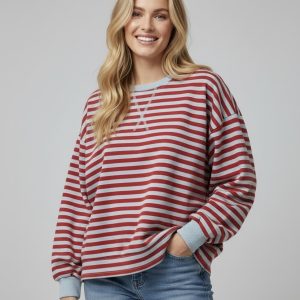 Stripe sweater rond
