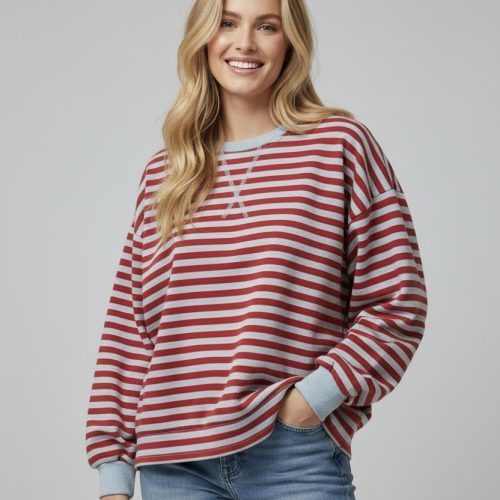 Stripe sweater rond