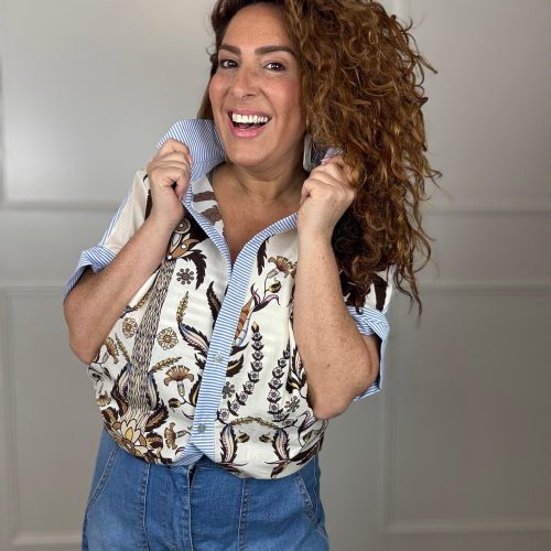 Palm blouse