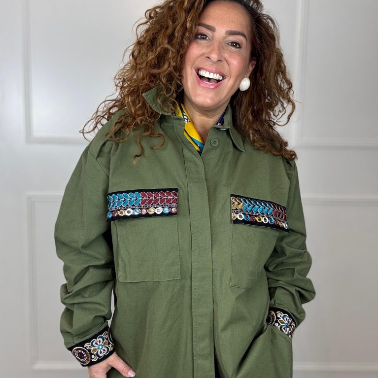 Patch blouse/jacket