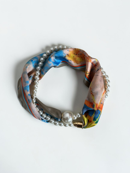 Magnetic scarf pearl chain