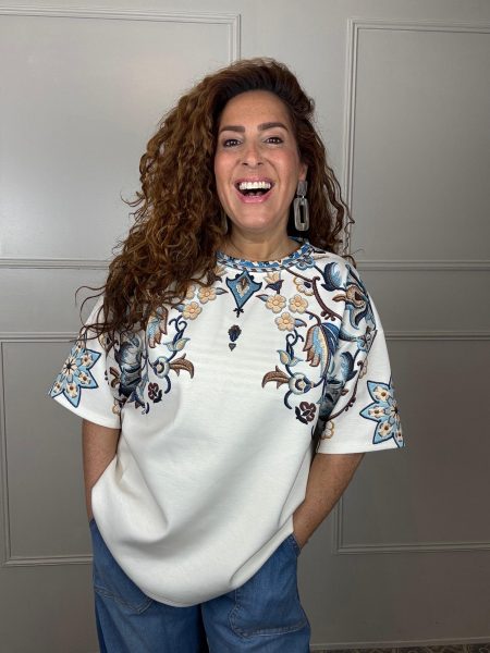 Flower leave tee