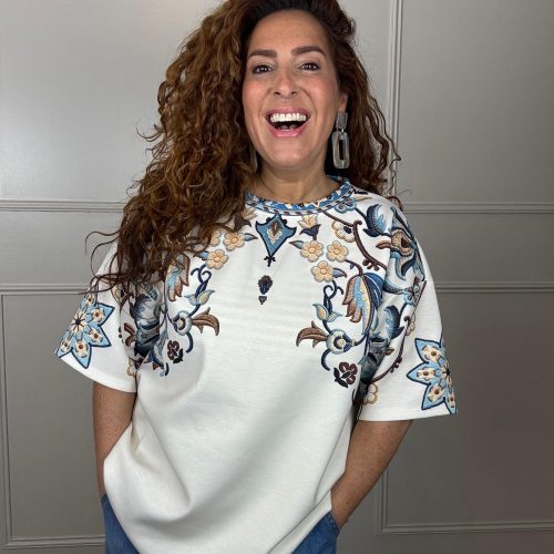 Flower leave tee