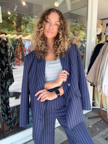 Rhyme & hype loose fit striped set