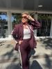 Rhyme & hype stripe set Bordeaux