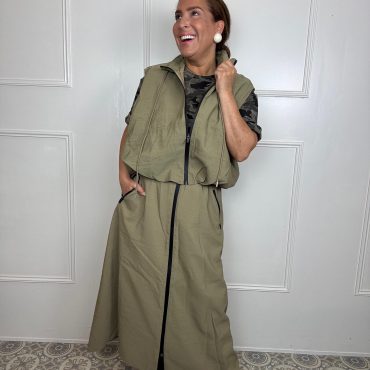 Rhyme & hype set skirt gilet