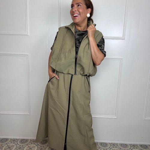 Rhyme & hype set skirt gilet