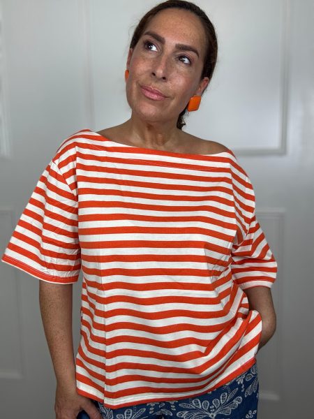 Stripe summer sweater