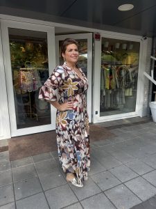 Flower maxi dress