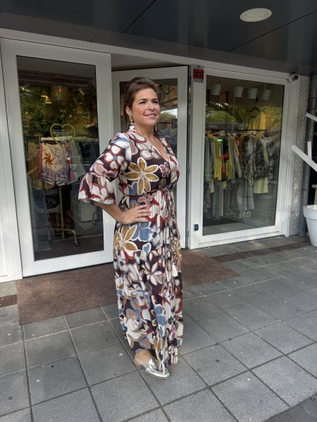 Flower maxi dress