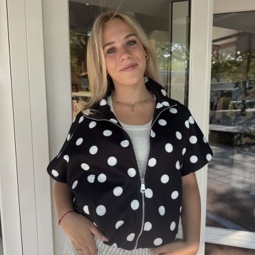Polkadot zipper layer