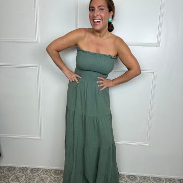 Strapless dress