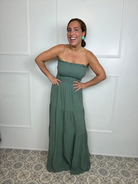 Strapless dress