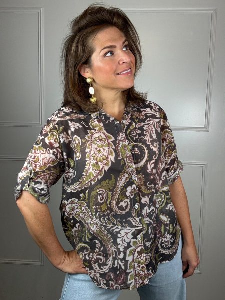 Blouse flowy paisley