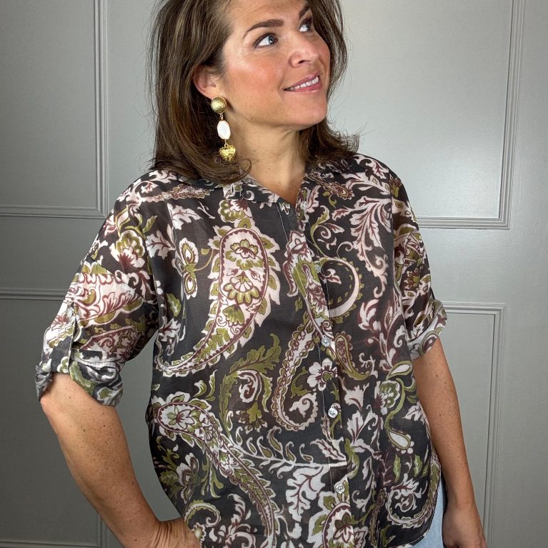 Blouse flowy paisley