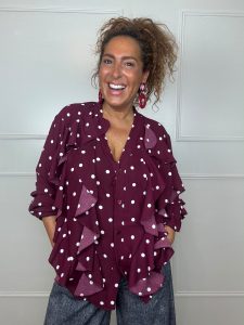 Polkadot blouse